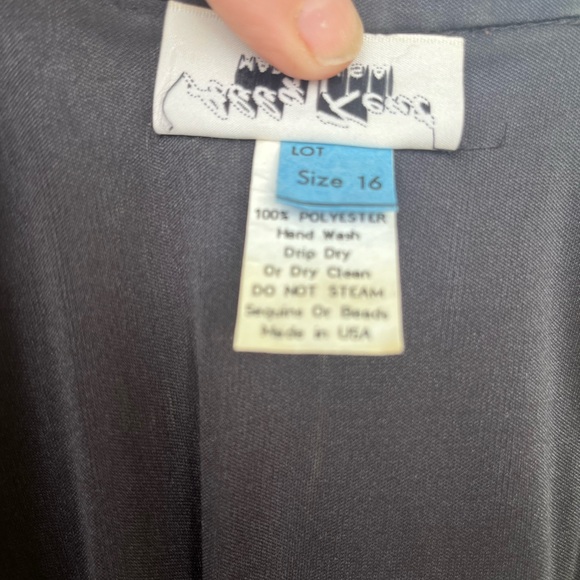 Vintage Black Dress - Picture 6 of 7